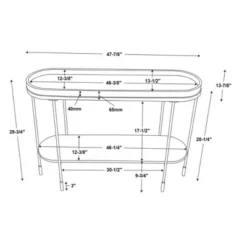 Wood & Metal Console Table - Black - Hearth & Hand™ With Magnolia -Furniture Sales Store GUEST fec9fccd 6dff 4fd7 82f9 d4eb3de00b32